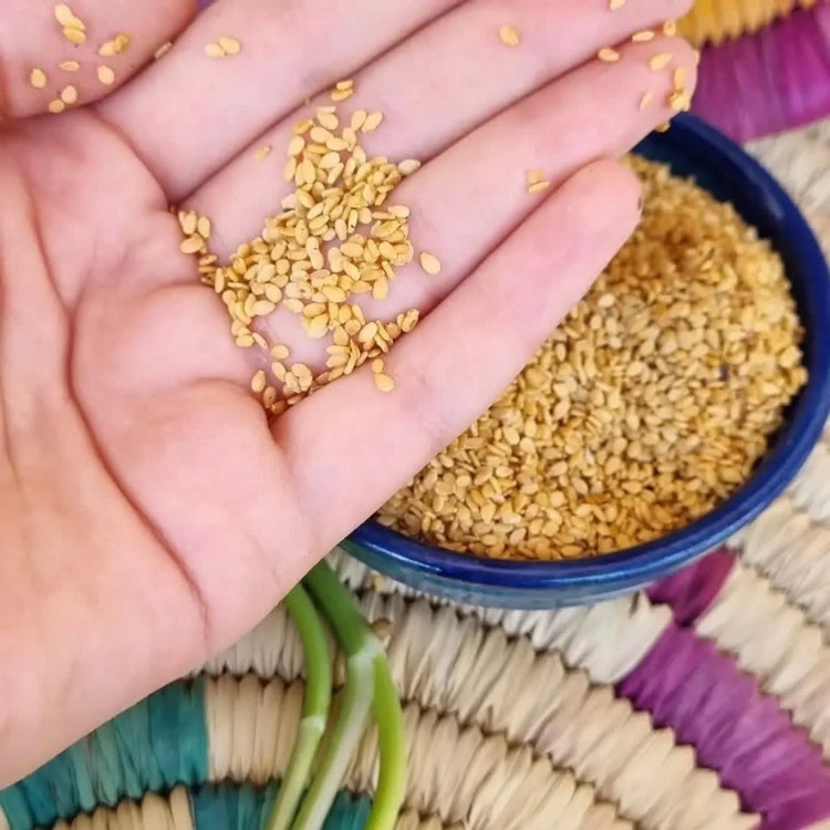 کنجد محلی بوداده (100 گرم)