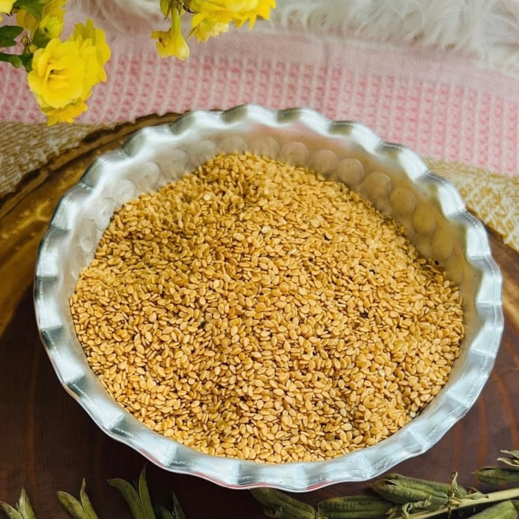 کنجد محلی بوداده (100 گرم)