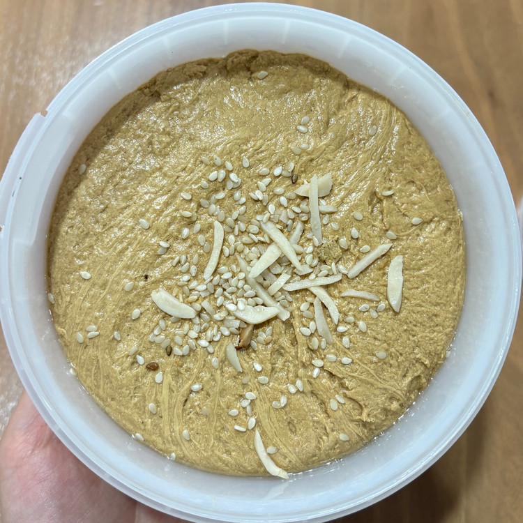 حلوا ارده راشی با شیره خرما و کنجد (500گرمی)بدون افزودنی