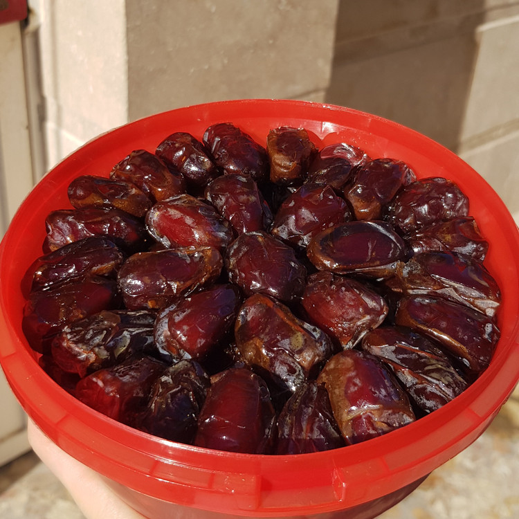 خرما کبکاب درجه یک ظرف یک کیلویی شسته شده